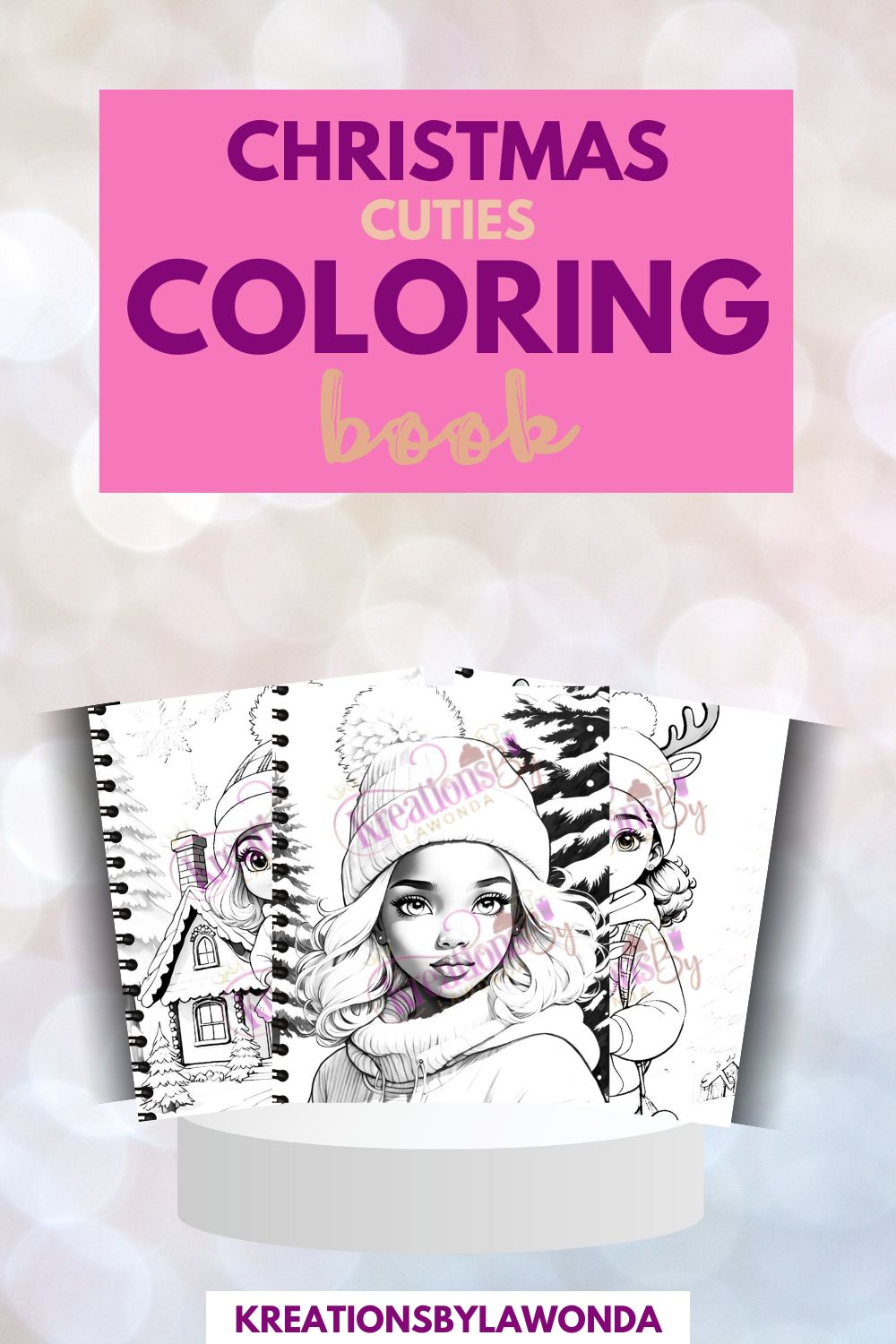 Christmas Cuties Coloring Book