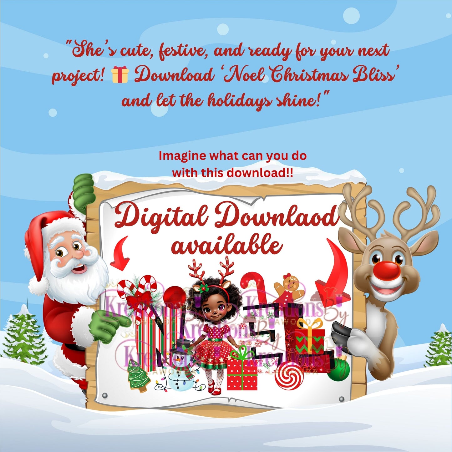"Noel Christmas Bliss" Digital Download