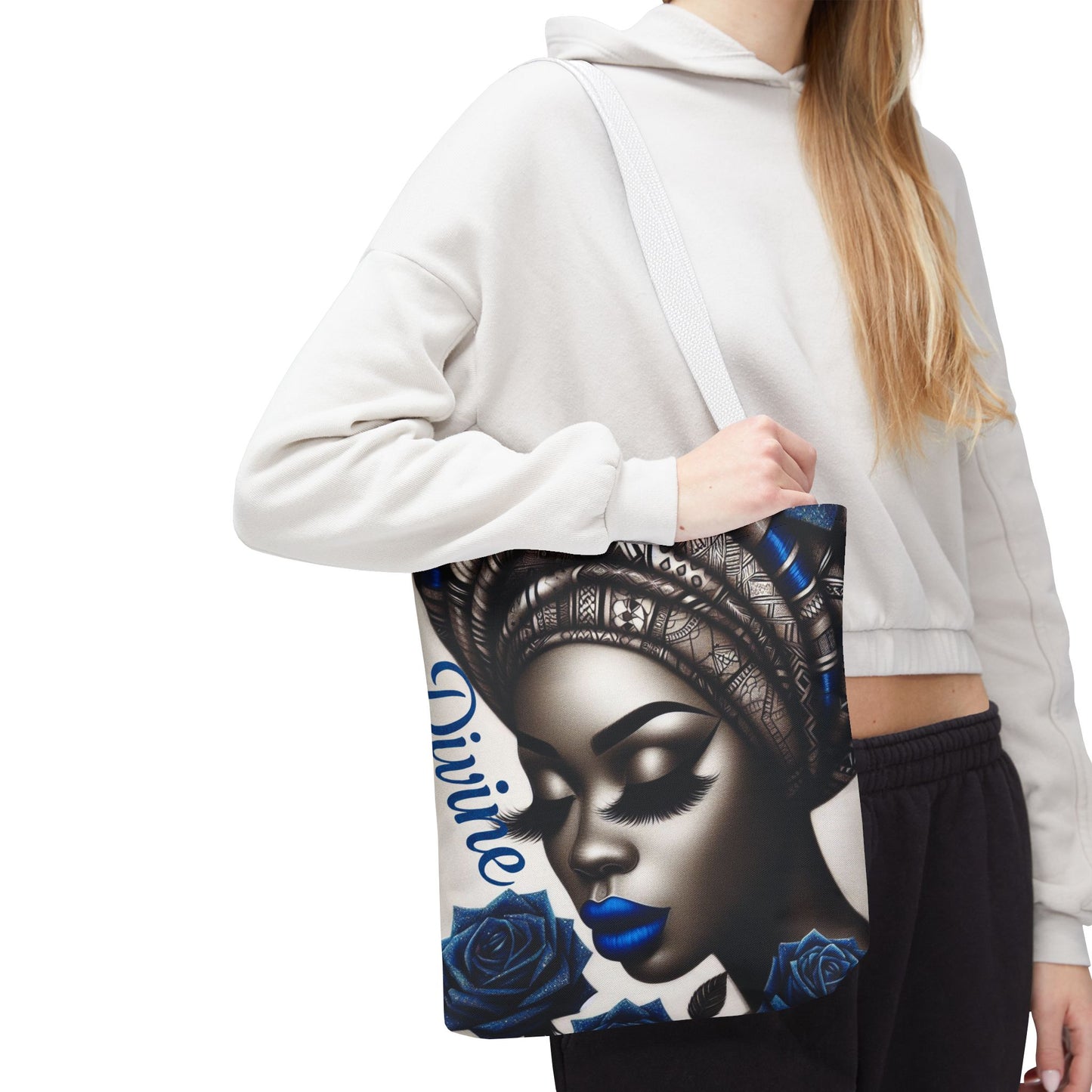 Stylish Tote Bag with Divine Design - Perfect for Casual Outings, Eco-Friendly Shopping, or Gift for Her, Fashion Accessory