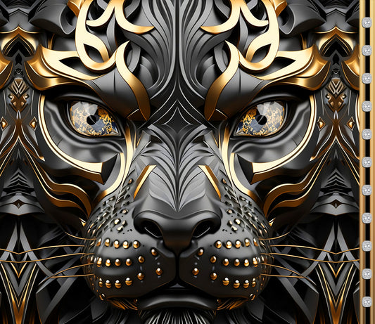 20 oz 3D Luxury Black Panther